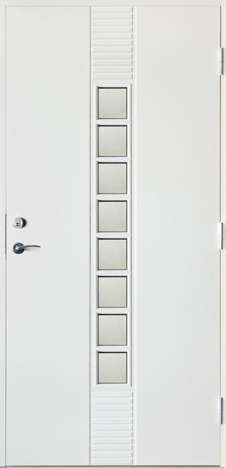 Hovedbilde Ytterdør Nora - med klart glass