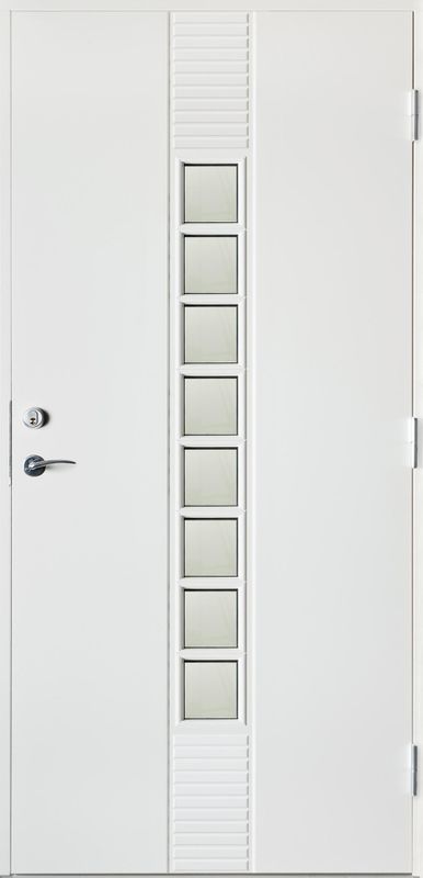 Ytterdør Nora - med klart glass