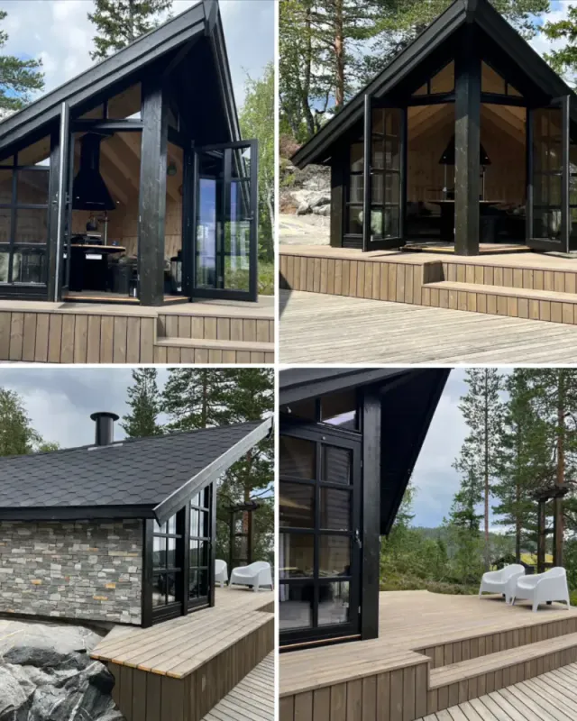 Grillhytte 4 x 3,9 meter