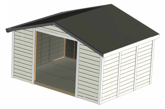 Hovedbilde Bod 4x3m med saltak, byggesett