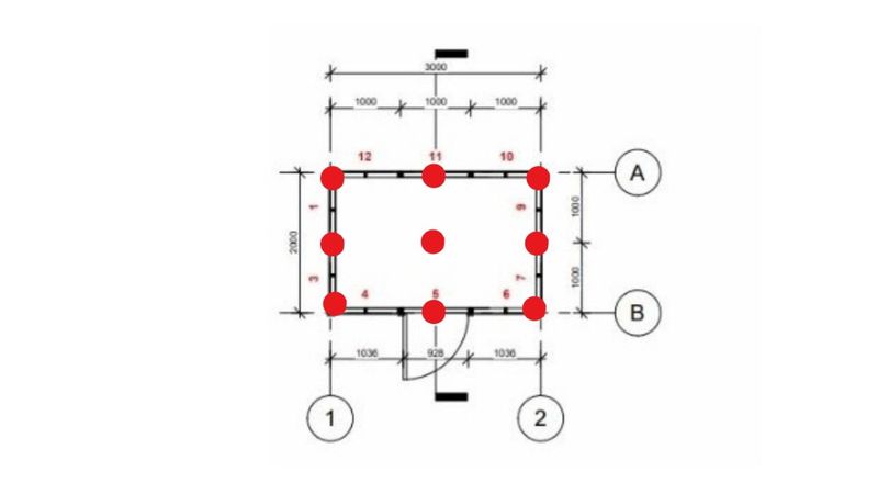 Bod 2x3m med skråtak, byggesett