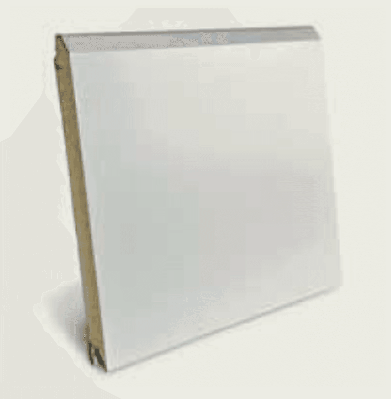 Garasjeport RF Slett – 400 cm bredde, RAL 9010 Hvit